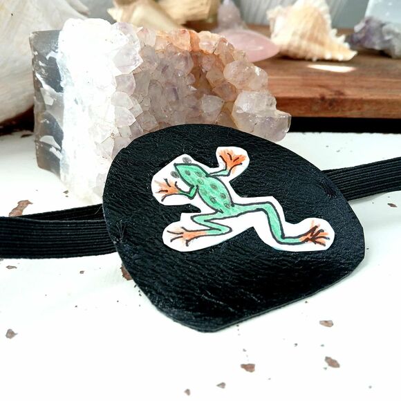 Tree Frog Patch, Adjustable Vision Accessory, Ocular Aid, Costume Accessory - Picture 2 of 4
